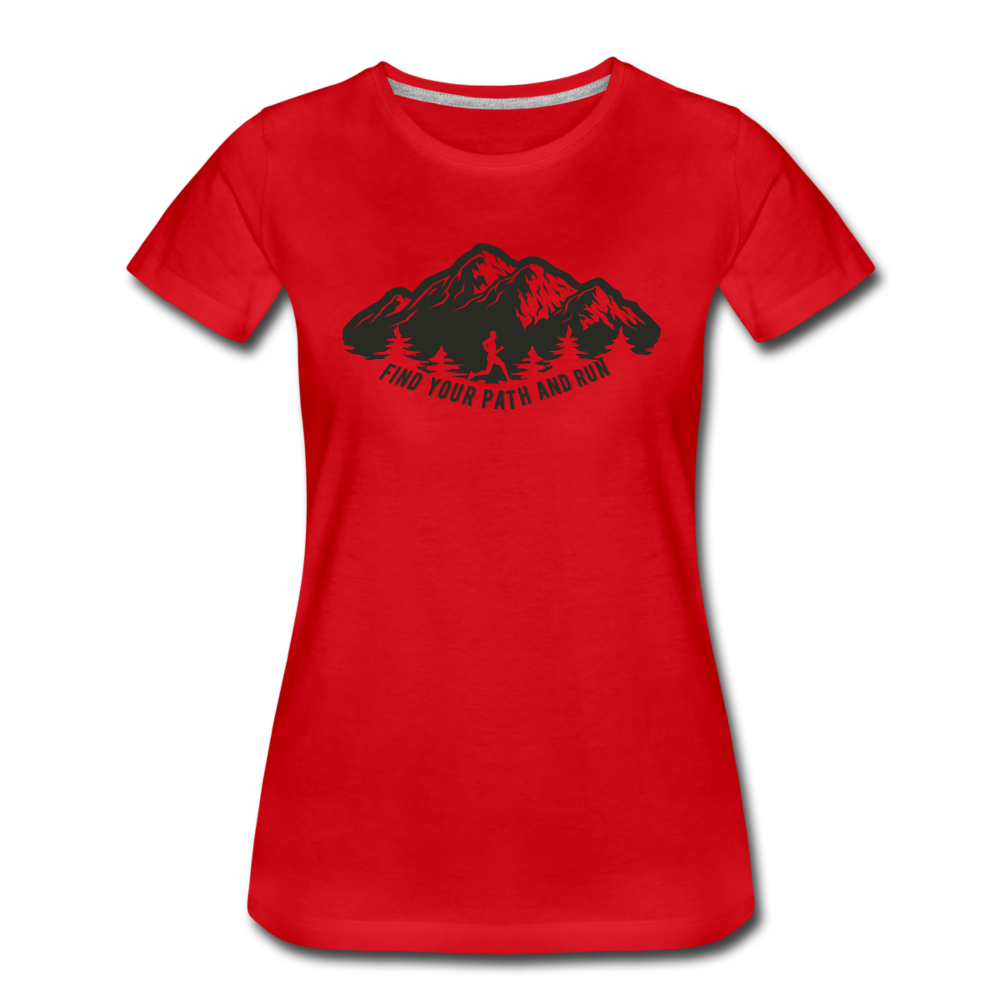Find your path and run - red