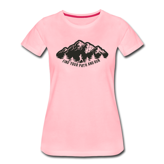 Find your path and run - pink