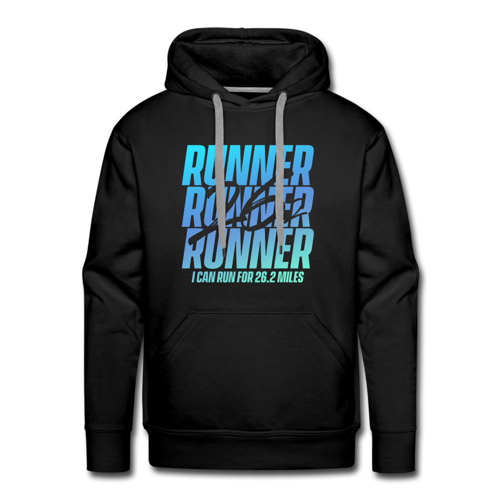 Men’s premium hoodie- 26.2 Miles - black
