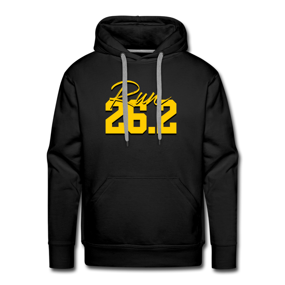 Men’s premium hoodie- Run 26.2 - black