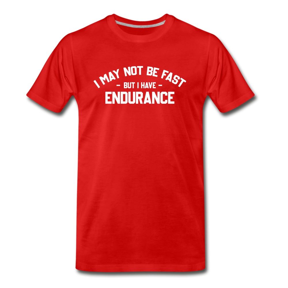 Men's short sleeve t-shirt- Endurance - red