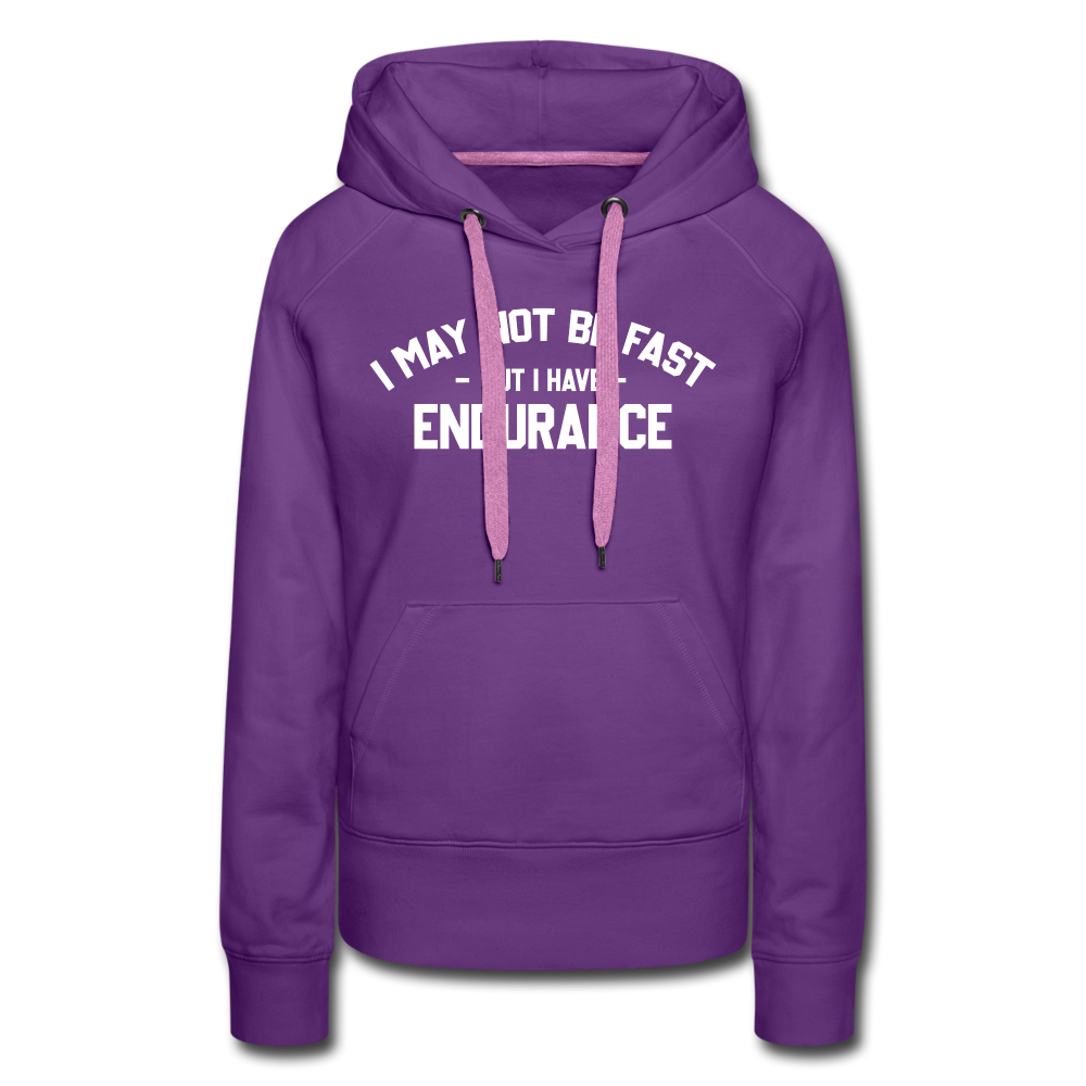 Women’s premium hoodie- Endurance - purple