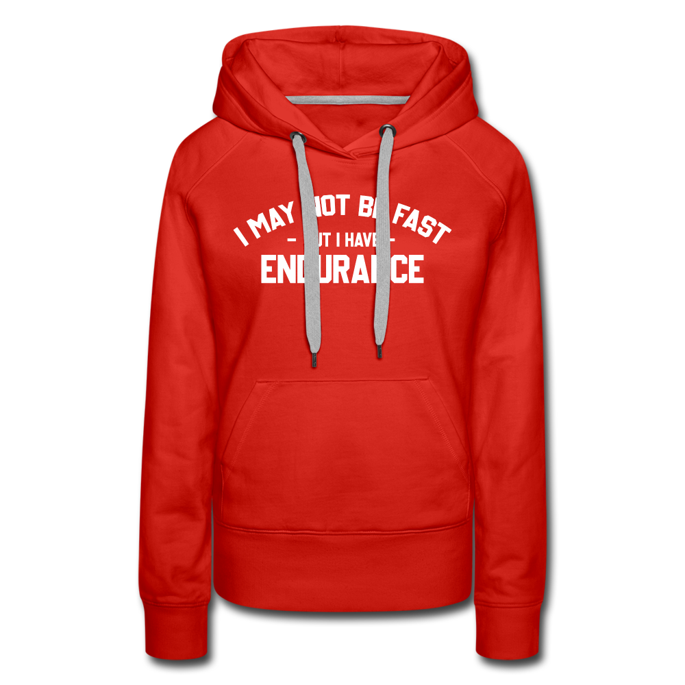Women’s premium hoodie- Endurance - red