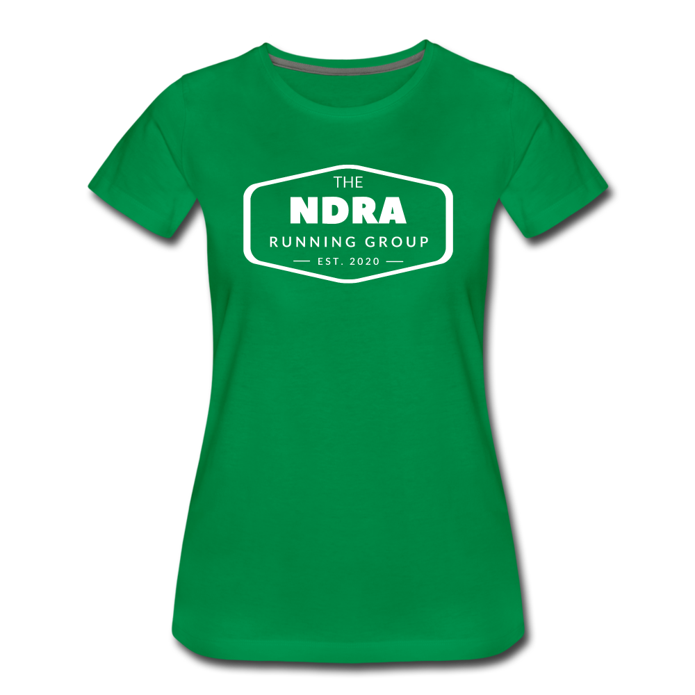 Women's short sleeve t-shirt - NDRA logo - kelly green