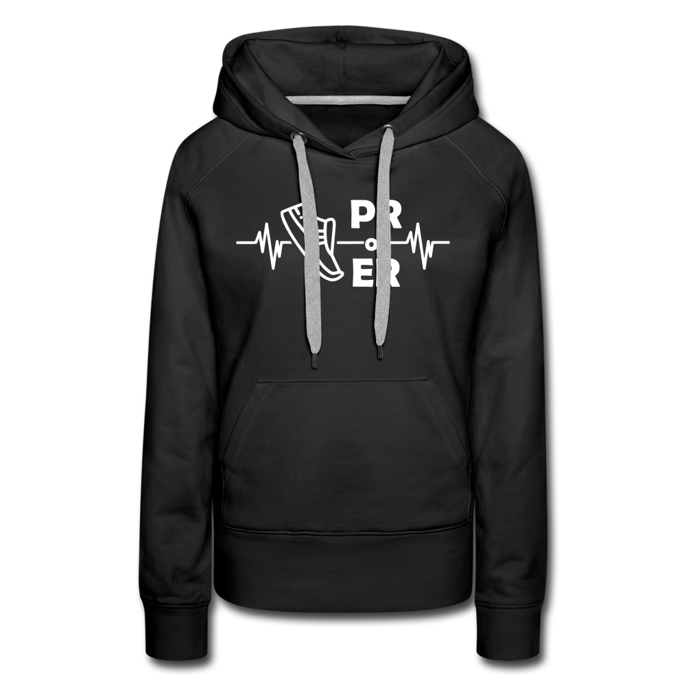 Women’s premium hoodie - PR or ER - black
