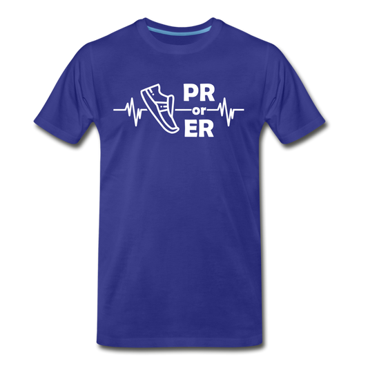 Men's short sleeve t-shirt - PR or ER - royal blue