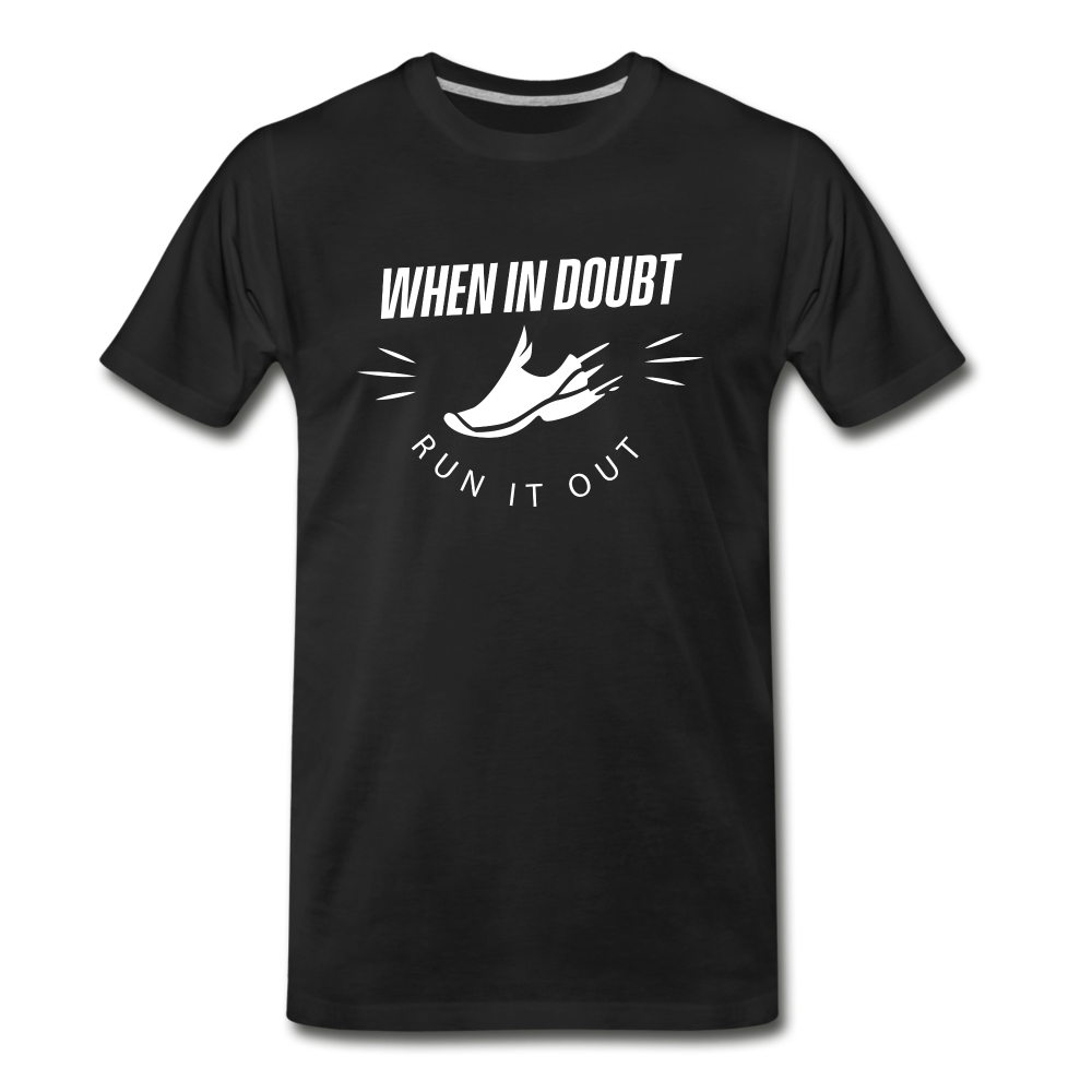 Men's short sleeve t-shirt - Run it out - black