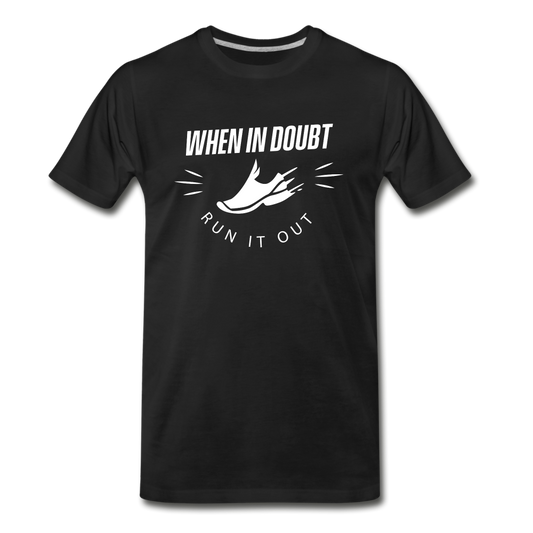 Men's short sleeve t-shirt - Run it out - black