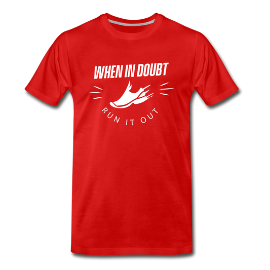 Men's short sleeve t-shirt - Run it out - red