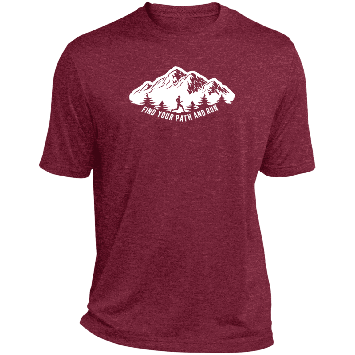 Heather Performance Tee - FIND YOUR PATH