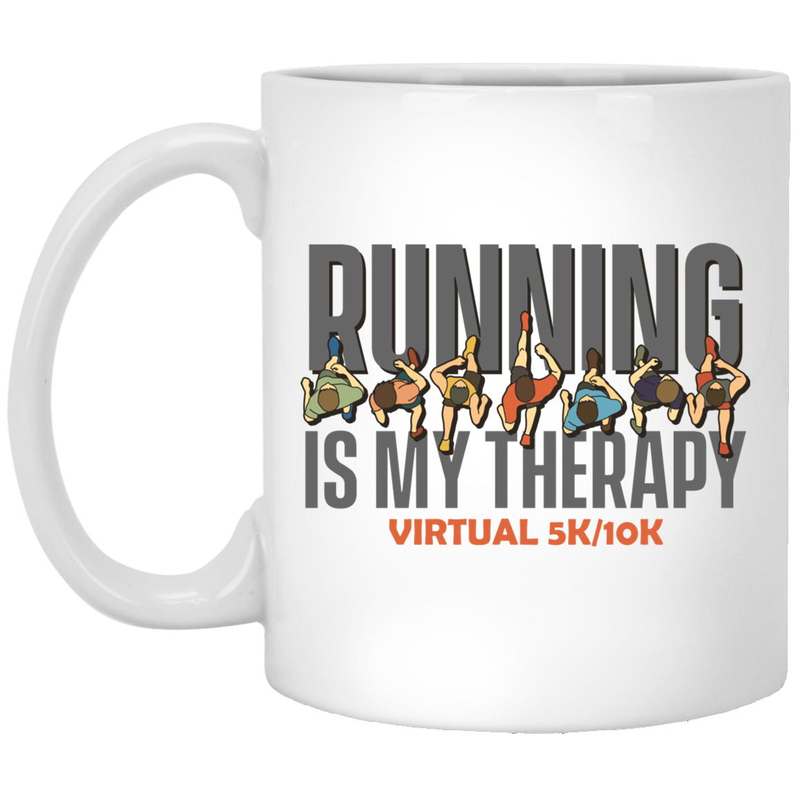 THERAPY Running is my therapy mug