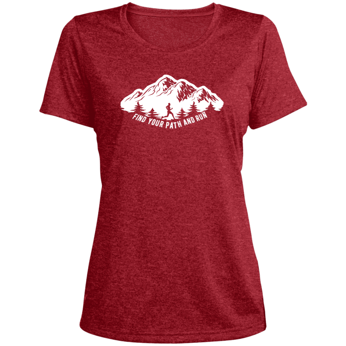 Heather Performance Tee - FIND YOUR PATH
