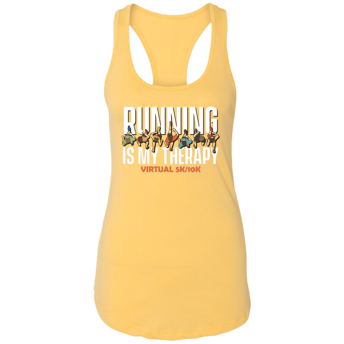 THERAPY-2 Women's- Running is my therapy tank