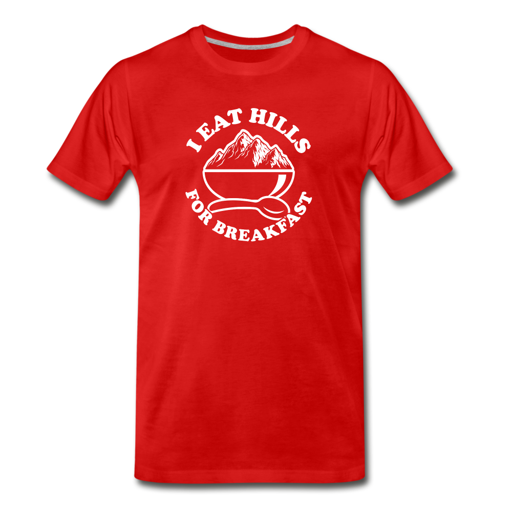 I eat hills for breakfast - red