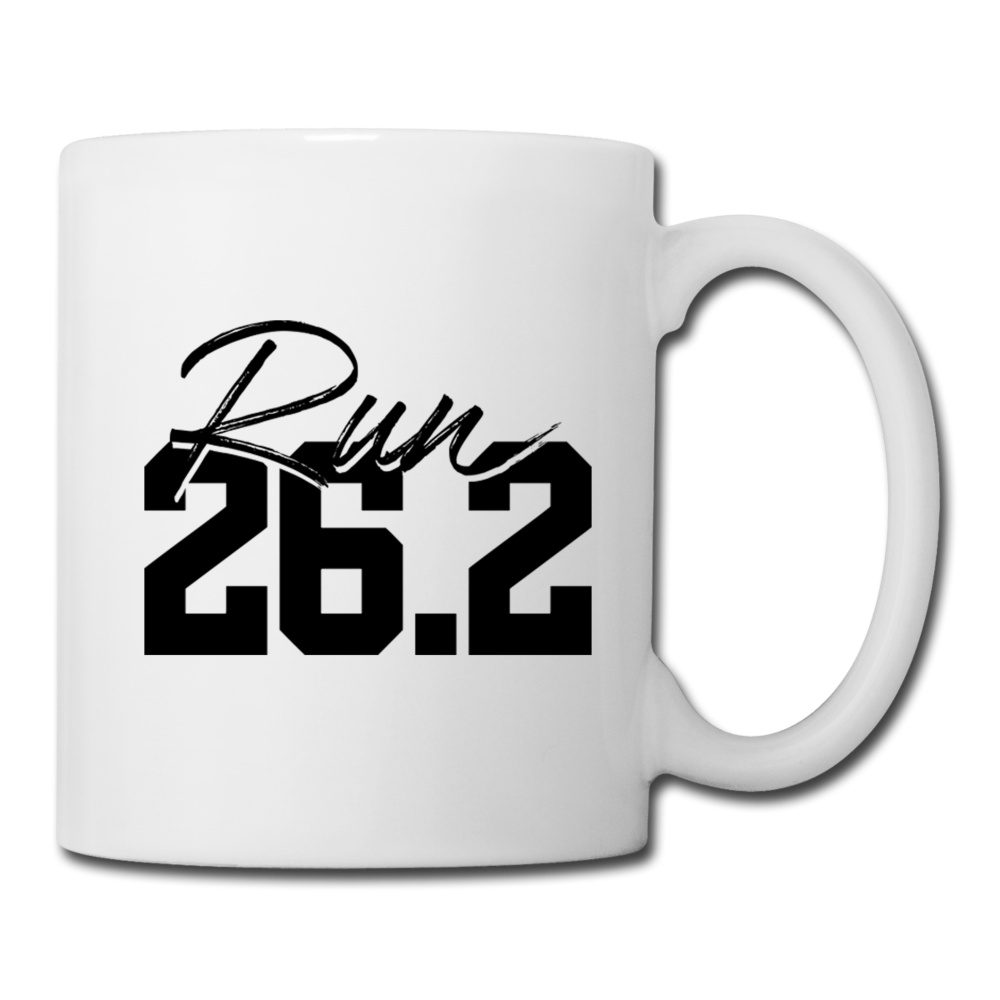 Coffee/Tea Mug - Run 26.2 - white
