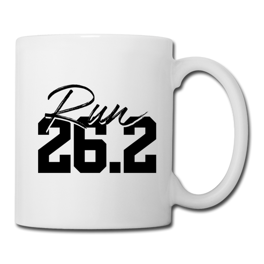 Coffee/Tea Mug - Run 26.2 - white