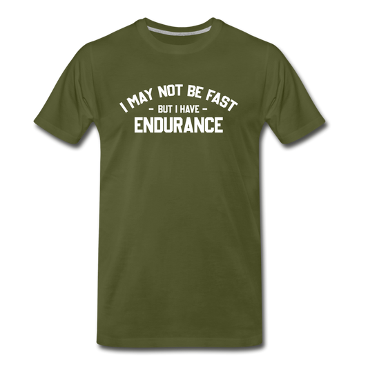 Men's short sleeve t-shirt- Endurance - olive green