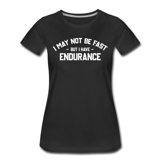 Women's short sleeve t-shirt- Endurance - black