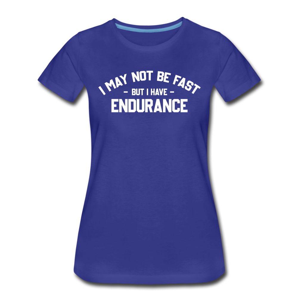 Women's short sleeve t-shirt- Endurance - royal blue