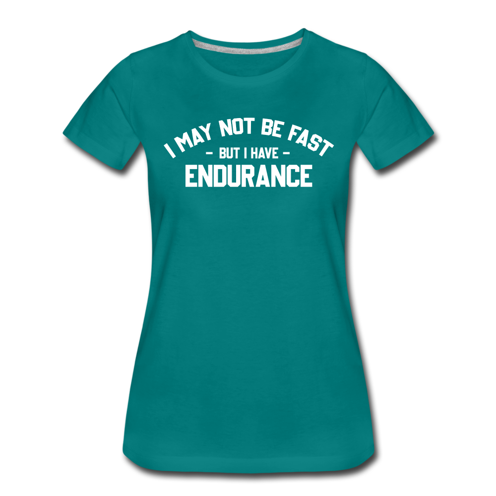 Women's short sleeve t-shirt- Endurance - teal
