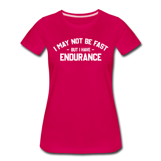 Women's short sleeve t-shirt- Endurance - dark pink