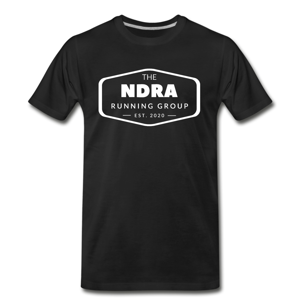 Men's short sleeve t-shirt- NDRA logo - black