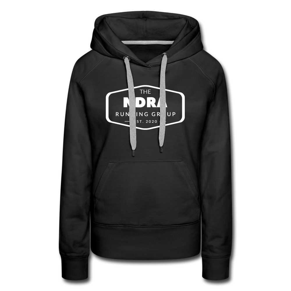 Women’s premium hoodie - NDRA logo - black