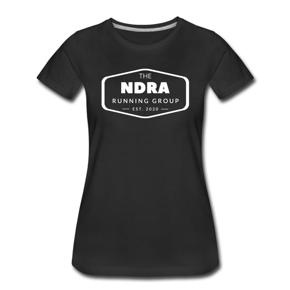 Women's short sleeve t-shirt - NDRA logo - black