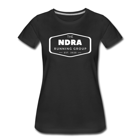 Women's short sleeve t-shirt - NDRA logo - black