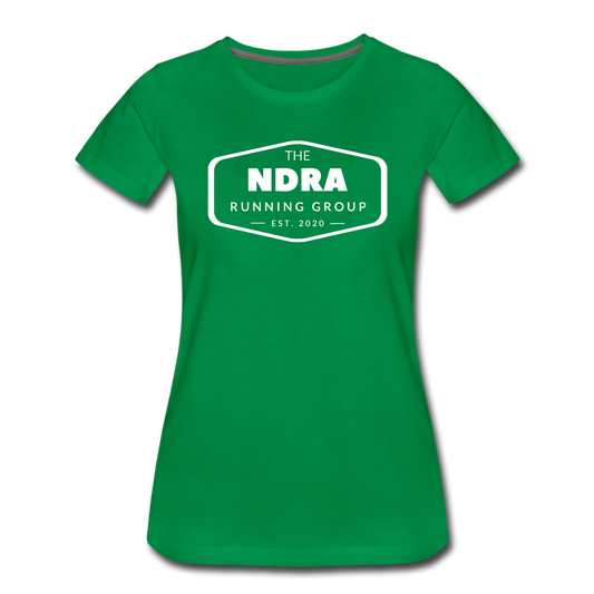 Women's short sleeve t-shirt - NDRA logo - kelly green