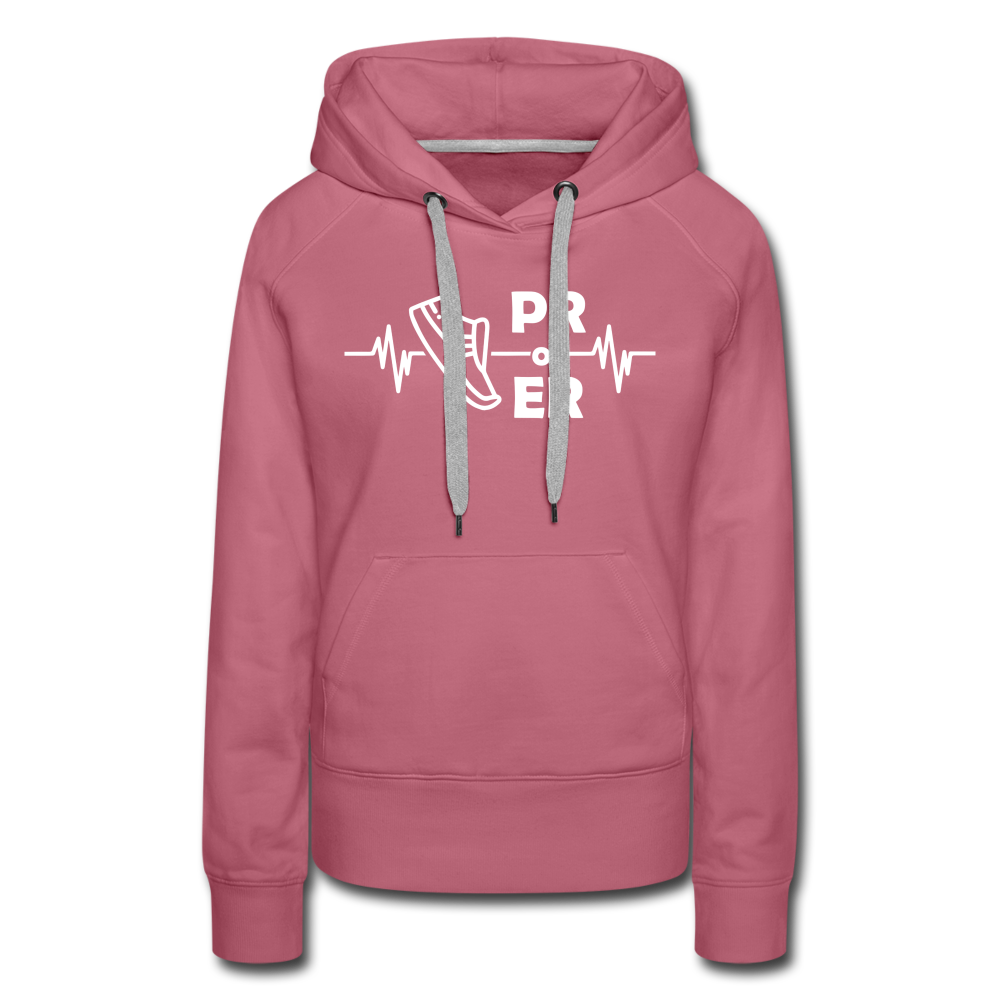 Women’s premium hoodie - PR or ER - mauve