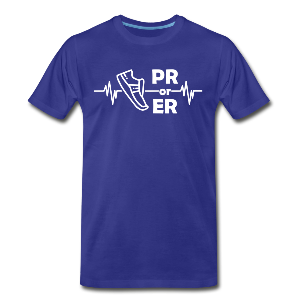Men's short sleeve t-shirt - PR or ER - royal blue