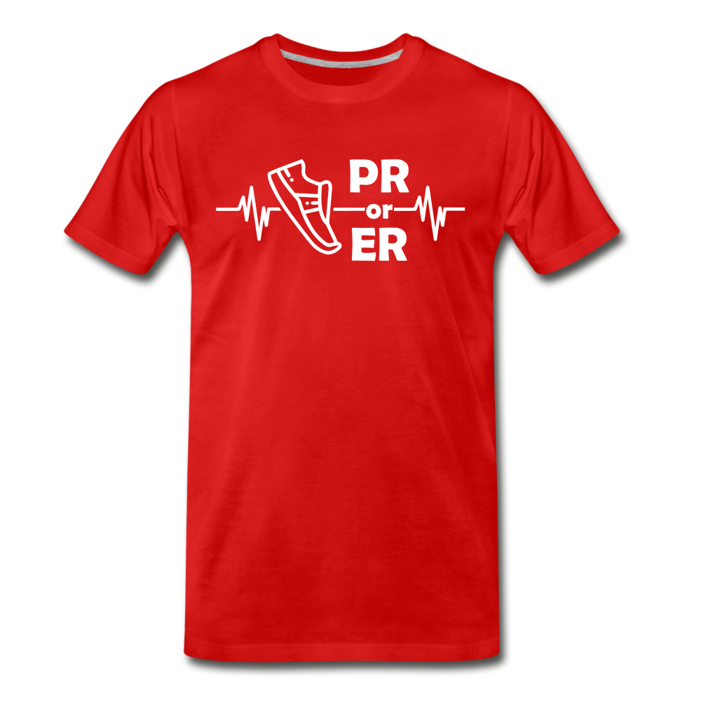 Men's short sleeve t-shirt - PR or ER - red