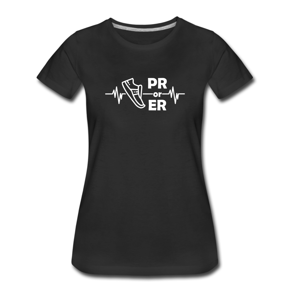 Women's short sleeve t-shirt- PR or ER - black