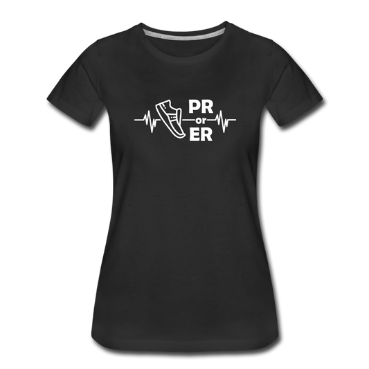 Women's short sleeve t-shirt- PR or ER - black