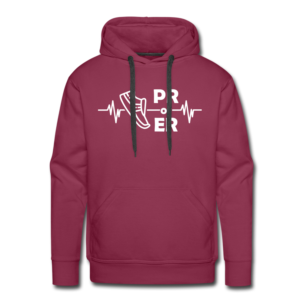 Men’s premium hoodie- PR or ER - burgundy