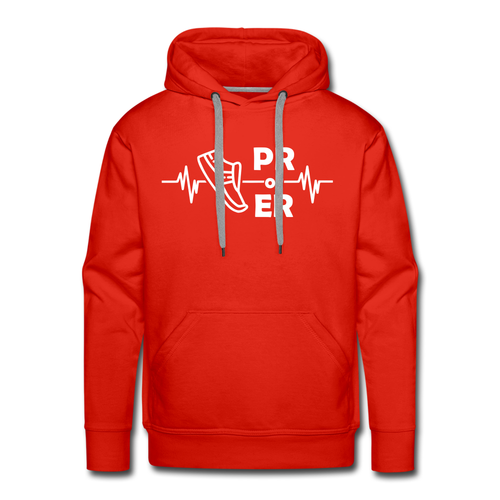 Men’s premium hoodie- PR or ER - red