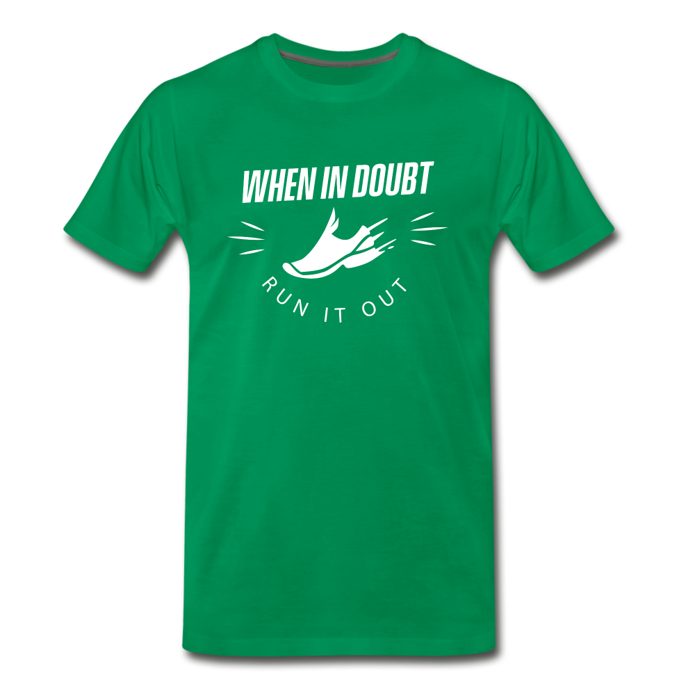 Men's short sleeve t-shirt - Run it out - kelly green
