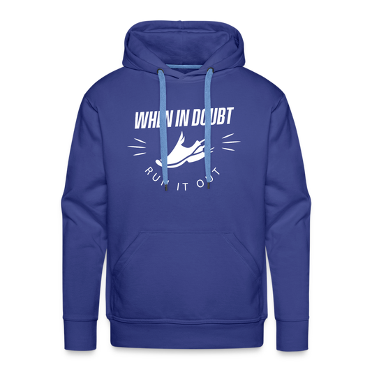 Men’s premium hoodie - Run it out - royal blue